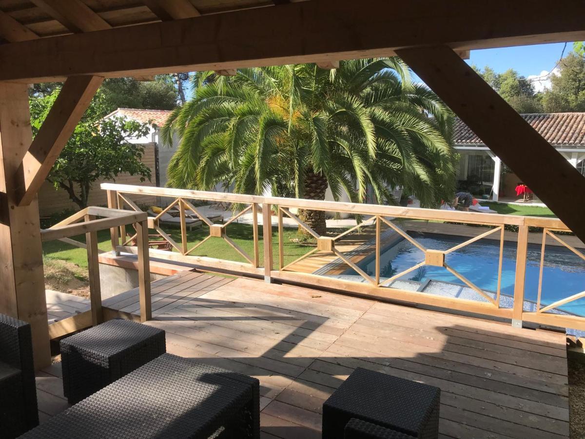 La Maison De La Dune - Chambres Climatisees - Jacuzzi 1Ere Seance Offerte - Piscine Chauffee Avec Abri Amovible - Plage Situee A 200M, Acces Direct Par Le Bois 라쿠르드쉬르메르 외부 사진